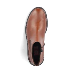 Clearance Rieker Damskie Sztyblety W Kolorze Lisiego Brazu