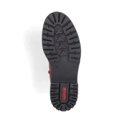 Clearance Rieker Damskie Sztyblety W Kolorze Lisiego Brazu