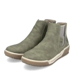 New Rieker Damskie Sztyblety W Kolorze Khaki