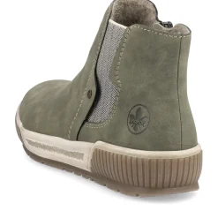 New Rieker Damskie Sztyblety W Kolorze Khaki