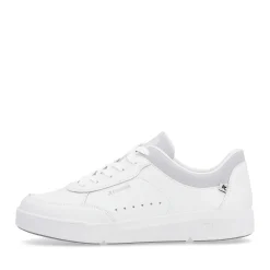 Discount Rieker Damskie Tenisowki Low Quartz-Bialo-Jasnoszare