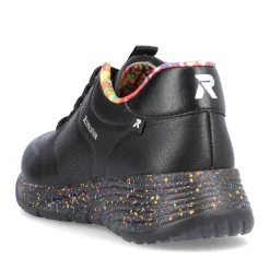 New Rieker Damskie Tenisowki Niskie Urban-Black Rainbow