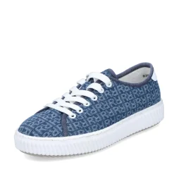 Discount Rieker Damskie Tenisowki Low W Kolorze Slate Blue