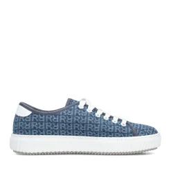 Discount Rieker Damskie Tenisowki Low W Kolorze Slate Blue