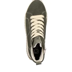 Best Rieker Damskie Tenisowki Wysokie W Kolorze Khaki