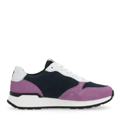 Outlet Rieker Damskie Tenisowki Niskie Atlantic-Blue Violet