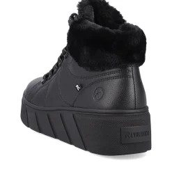 Clearance Rieker Damskie Tenisowki , Wysokie, W Kolorze Glebokiej Czerni
