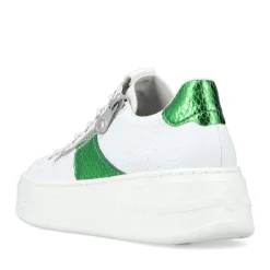 Sale Rieker Damskie Tenisowki Low Ice White