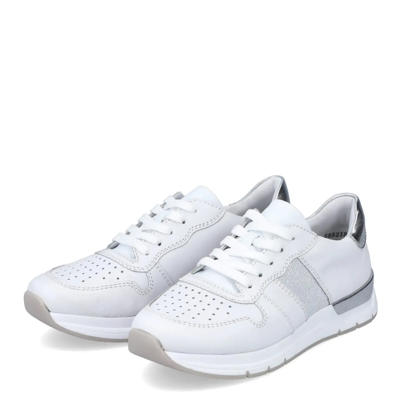 Clearance Rieker Damskie Tenisowki Low Ice White