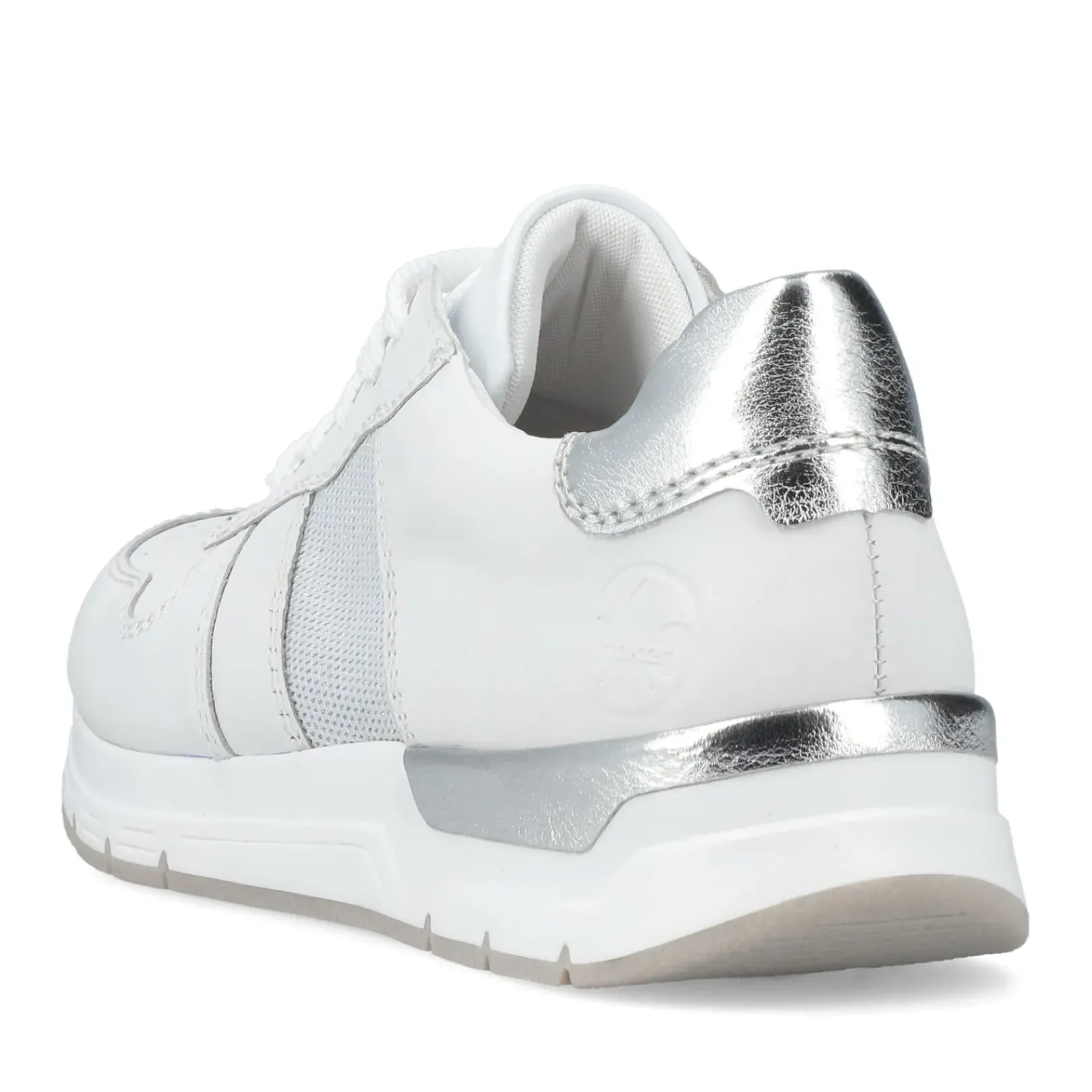 Clearance Rieker Damskie Tenisowki Low Ice White