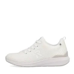 Online Rieker Damskie Tenisowki Low Frost White