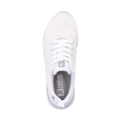 Online Rieker Damskie Tenisowki Low Frost White