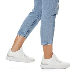 Online Rieker Damskie Tenisowki Low Frost White