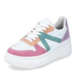 Discount Rieker Damskie Tenisowki Low Ice W Kolorze Bialym, Wielokolorowe