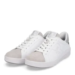 Best Rieker Damskie Tenisowki Niskie Swan-White Beige
