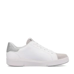 Best Rieker Damskie Tenisowki Niskie Swan-White Beige
