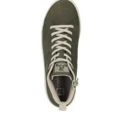 Online Rieker Damskie Tenisowki , Wysokie, W Kolorze Wojskowej Zieleni