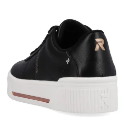 Sale Rieker Damskie Tenisowki Low Night Black
