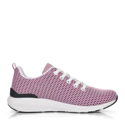 Fashion Rieker Damskie Tenisowki Niskie W Delikatnym Rozu
