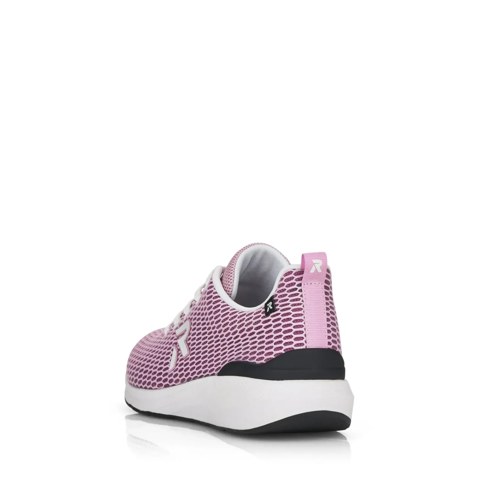 Fashion Rieker Damskie Tenisowki Niskie W Delikatnym Rozu