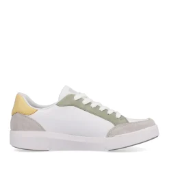 Hot Rieker Damskie Tenisowki Niskie Swan-White Arctic-Grey