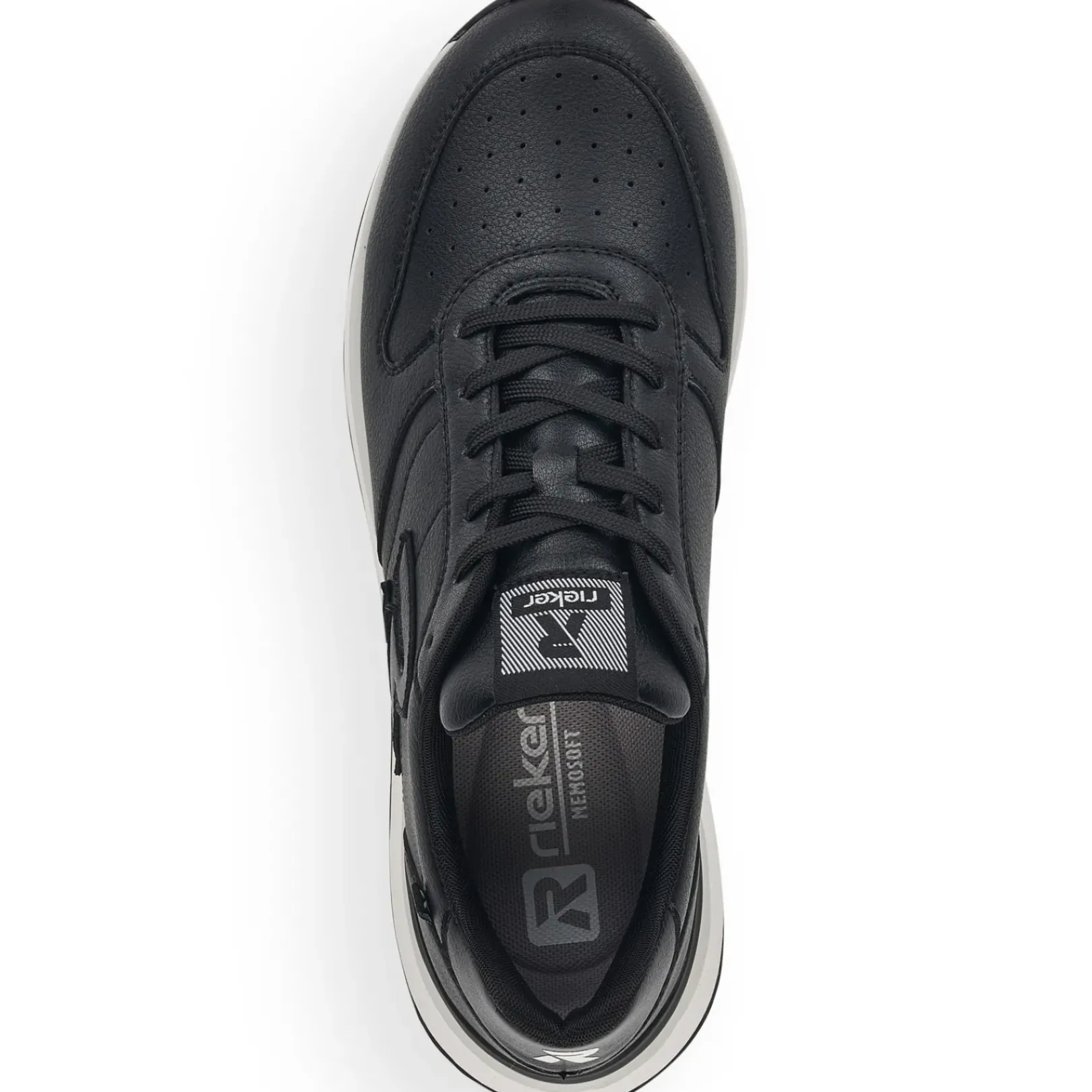 Clearance Rieker Damskie Tenisowki Low Night Black