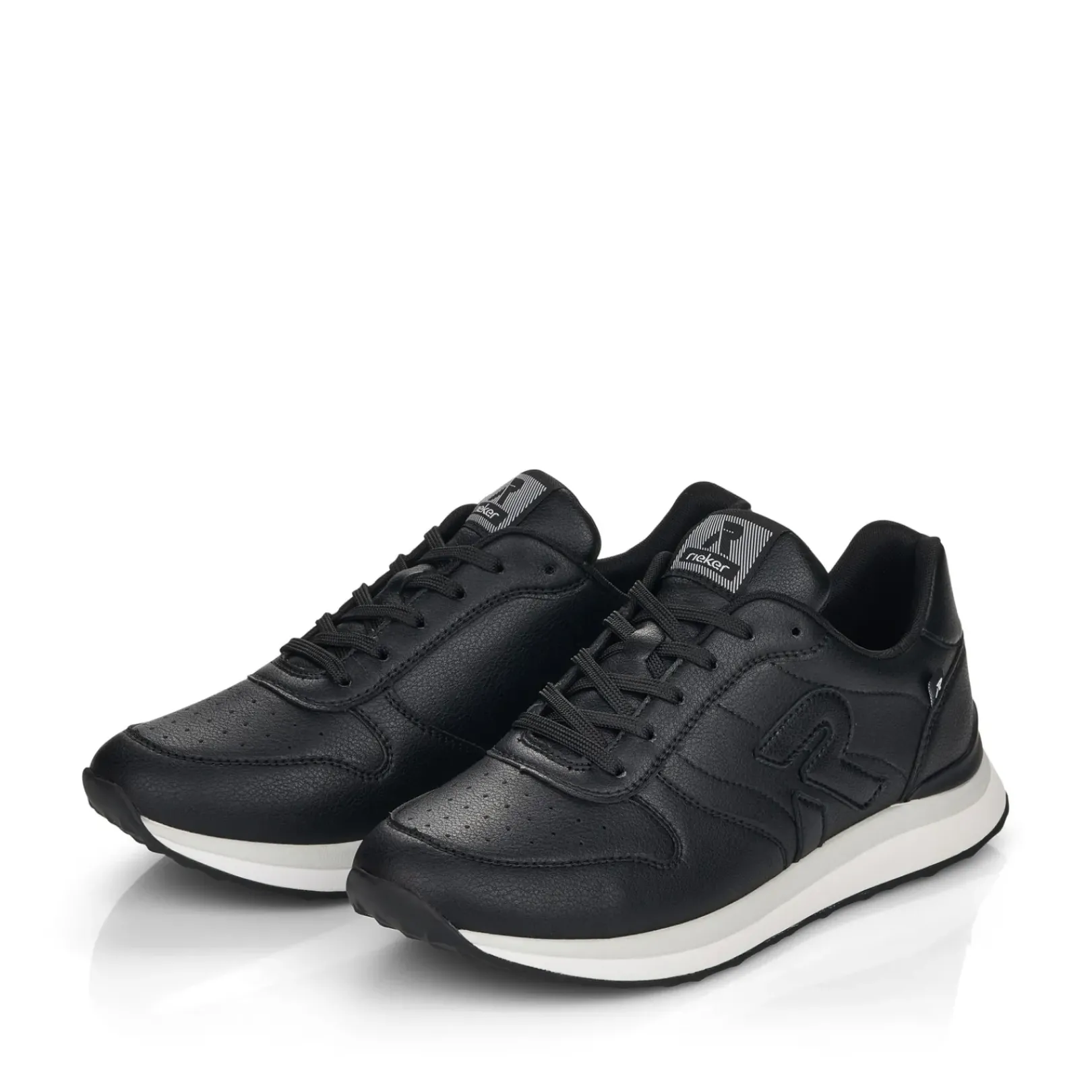 Clearance Rieker Damskie Tenisowki Low Night Black