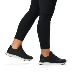 Clearance Rieker Damskie Tenisowki Low Night Black