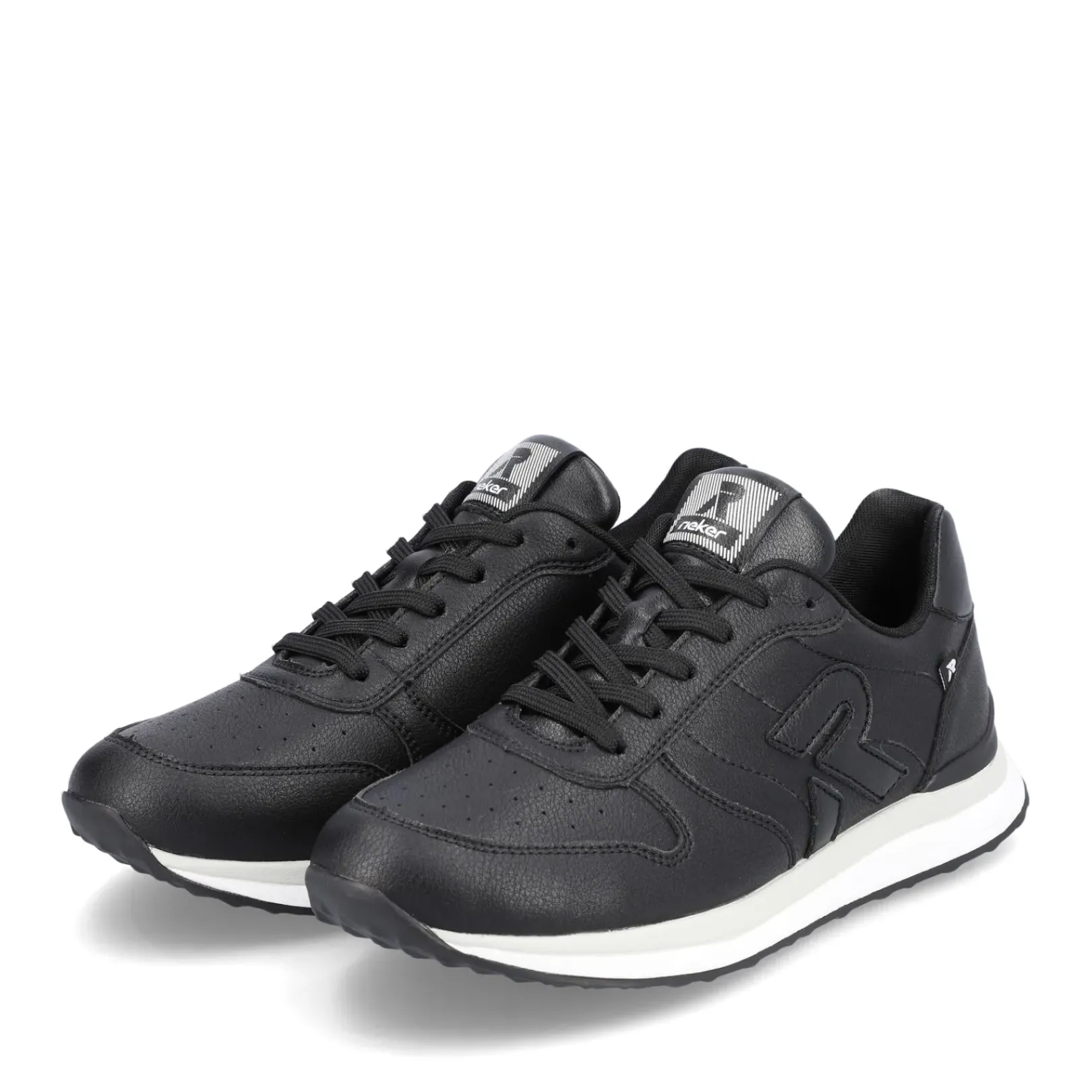 Clearance Rieker Damskie Tenisowki Low Night Black