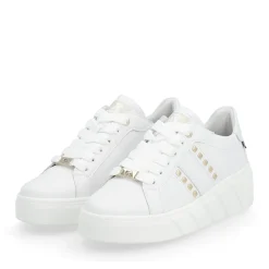 Discount Rieker Damskie Tenisowki Low Diamond White
