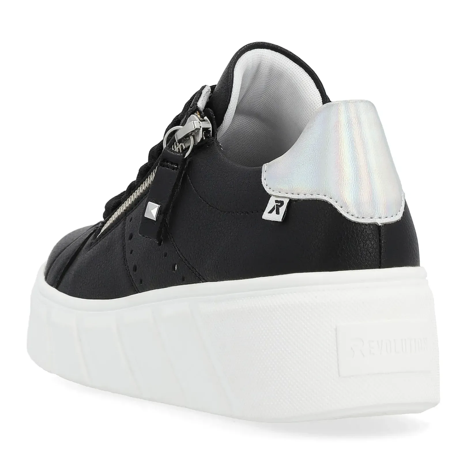 Clearance Rieker Damskie Tenisowki Low Diamond Black