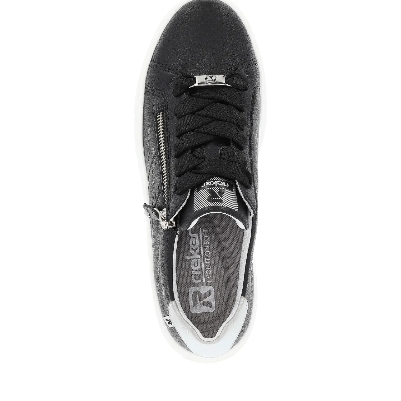 Clearance Rieker Damskie Tenisowki Low Diamond Black