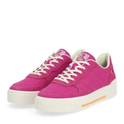 Outlet Rieker Damskie Tenisowki Niskie W Kolorze Magenta
