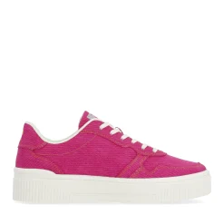 Outlet Rieker Damskie Tenisowki Niskie W Kolorze Magenta