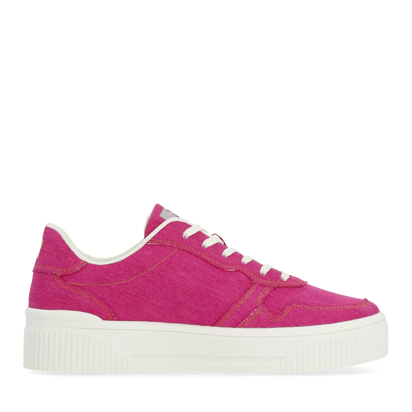 Outlet Rieker Damskie Tenisowki Niskie W Kolorze Magenta