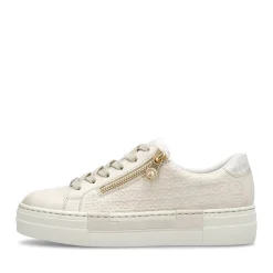 Fashion Rieker Damskie Tenisowki Niskie, Stare, Biale