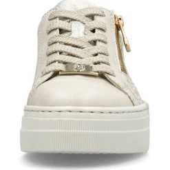 Fashion Rieker Damskie Tenisowki Niskie, Stare, Biale