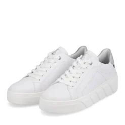 Clearance Rieker Damskie Tenisowki , Niskie, Krystalicznie Biale