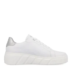 Clearance Rieker Damskie Tenisowki , Niskie, Krystalicznie Biale