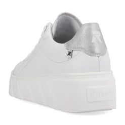 Clearance Rieker Damskie Tenisowki , Niskie, Krystalicznie Biale