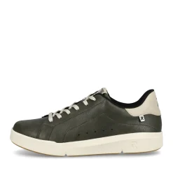 Sale Rieker Damskie Tenisowki Niskie W Kolorze Khaki W Kolorze Szarym