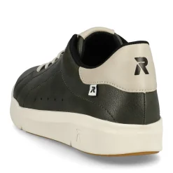 Sale Rieker Damskie Tenisowki Niskie W Kolorze Khaki W Kolorze Szarym