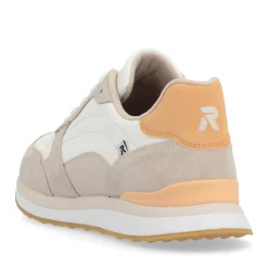 Clearance Rieker Damskie Tenisowki Low Clay W Kolorze Bezowo-Morelowym