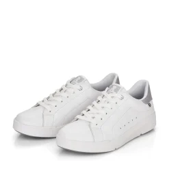 Best Rieker Damskie Tenisowki Low Frost White