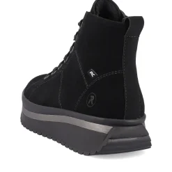 Outlet Rieker Damskie Tenisowki , Wysokie, W Kolorze Glebokiej Czerni