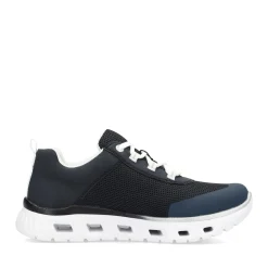 Clearance Rieker Damskie Tenisowki Low Steel Blue