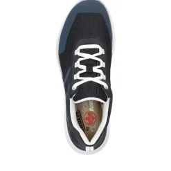 Clearance Rieker Damskie Tenisowki Low Steel Blue
