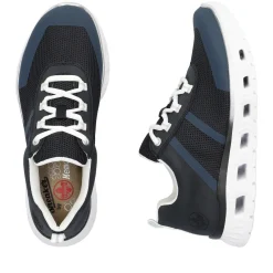 Clearance Rieker Damskie Tenisowki Low Steel Blue