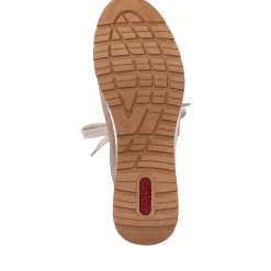 Sale Rieker Damskie Tenisowki W Kolorze Niskiego Orzecha W Kolorze Brazu