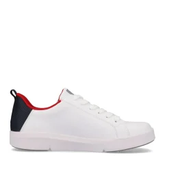 Sale Rieker Damskie Tenisowki Low Snow-White True-Red